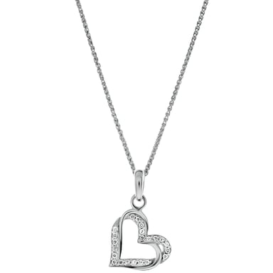 Orphelia 'Cecilia' Women's 925 Sterling Silver Pendant with Chain - Silver ZH-7584