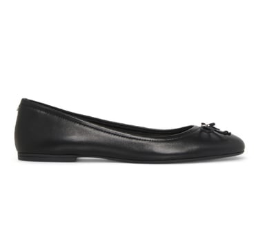 Zapatos planos tipo mocasín de piel negra Windsor Smith - Babydoll