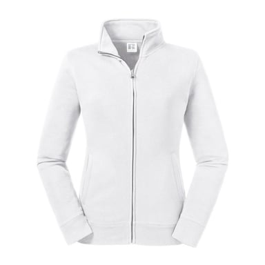 Russell Womens/Ladies Authentic Sweat Jacket (White)