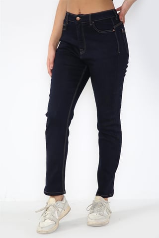 Vaqueros Magic Shaping de talle alto y pierna recta para mujer en azul índigo