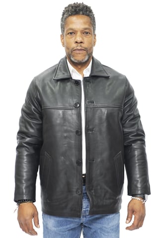 Chaqueta de piel de vacuno para hombre - Mendoza