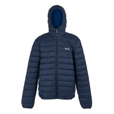 Regatta Mens Marizion Baffled Hooded Padded Jacket (Navy/Olympic Blue)