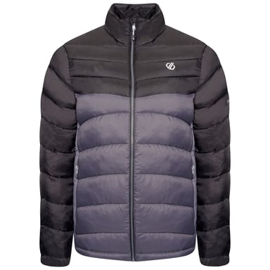 Dare 2B Mens Precipice Insulated Padded Jacket (Black/Ebony Grey)