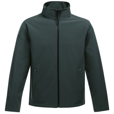 Regatta Standout Mens Ablaze Printable Softshell Jacket (Dark Spruce/Black)