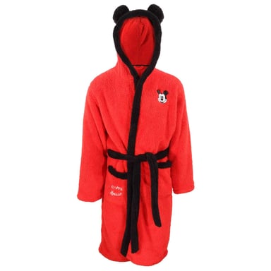 Disney Unisex Adult Mickey Mouse Logo Dressing Gown (Red)