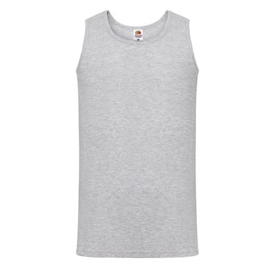 Fruit of the Loom Mens Valueweight Heather Athletic Vest Top (Heather Grey)