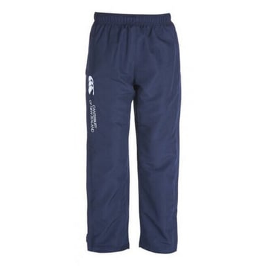Canterbury Childrens/Kids Stadium Open Hem Jogging Bottoms (Navy/White)