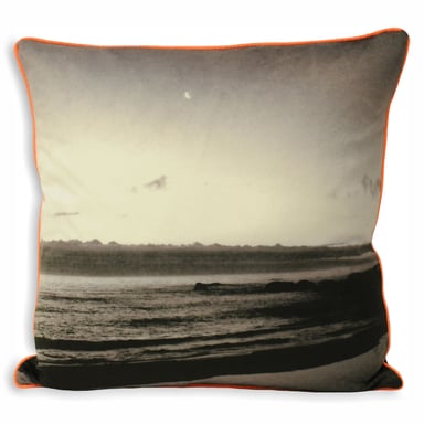 Funda de cojín con impresión fotográfica de borde en neón Paoletti Coast