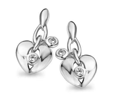 Orphelia Women's 925 Sterling Silver Drop Earrings - Silver ZO-5121