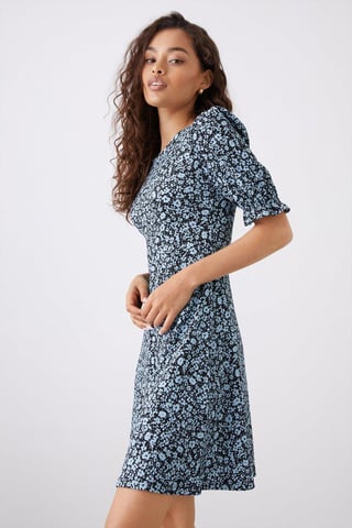 Petite Blue Floral Mini Dress