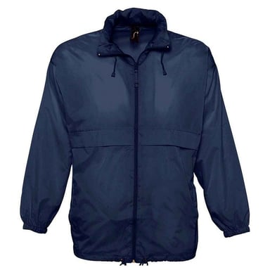 SOLS Unisex Adult Surf Windbreaker (Navy)