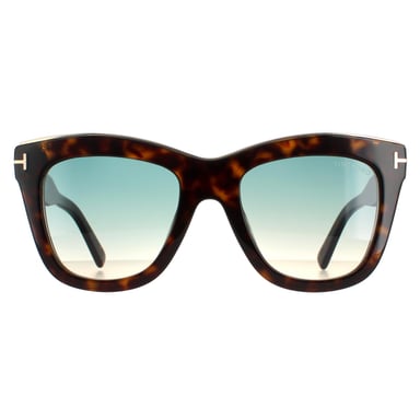 Gafas de sol Tom Ford Julie FT0685 52p Dark Havana Green Gradient