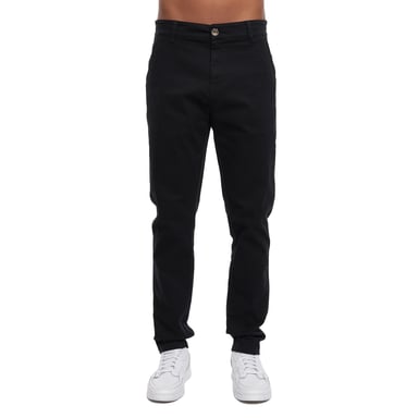 Crosshatch Mens Roysden Chinos (Black)