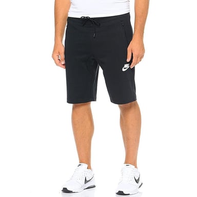 Pantalones cortos deportivos de forro polar para hombre Nike Negro 803672-010