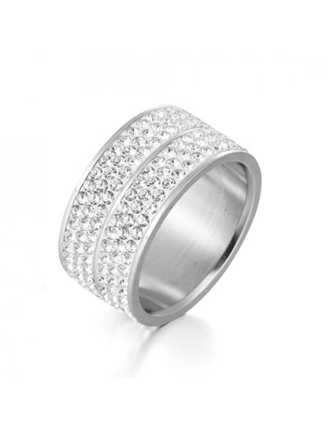 Anillo Elodie - Plata y cristal