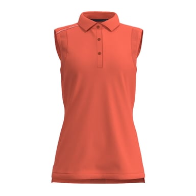 Forelson Womens/Ladies Stow Sleeveless Polo Shirt (Coral)