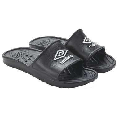 Umbro Mens Shower Sliders (Black/White)