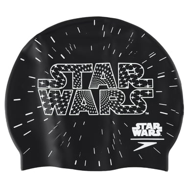 Gorro de natación de silicona Speedo Star Wars Negro Junior Slogan Print