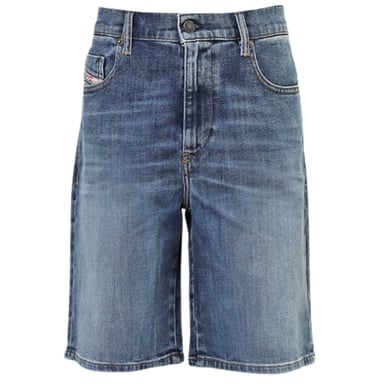 Pantalón corto Diesel D-Strukt-Short azul medio