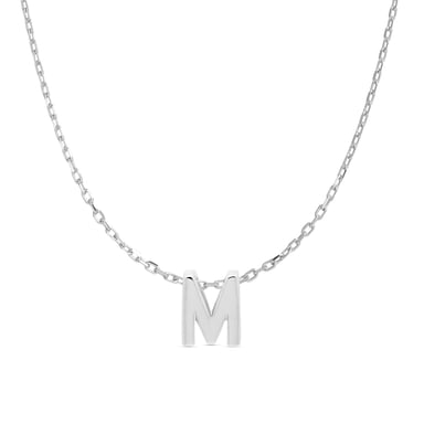Collar Luxenter, Alphabet Plata de Ley 925 acabado en rodio