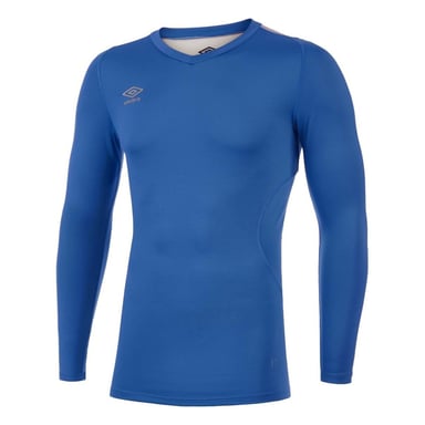 Umbro Mens Elite V Neck Base Layer Top (Royal Blue)