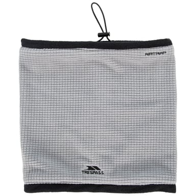 Trespass Unisex Adult Treverso Reversible Neck Warmer (Black/Platinum)
