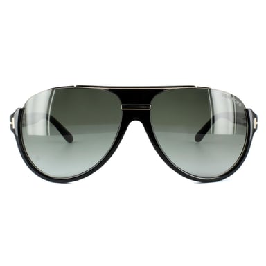 Gafas de sol Tom Ford 0334 Dimitry 01P Negro Brillante Verde Degradado