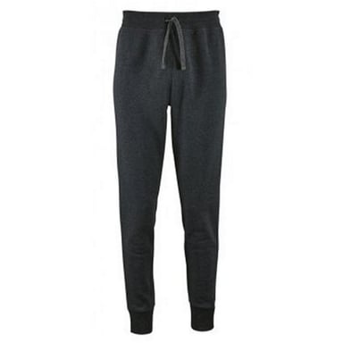 SOLS Womens/Ladies Jake Slim Fit Jogging Bottoms (Charcoal Marl)