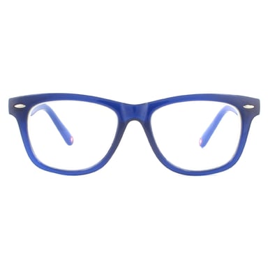 Montana rectangular azul Gafas de niños marcos