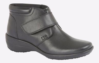 Mod Comfys Erika Memory Foam Wide Fit Womens Ankle Boots