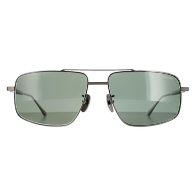 Gafas de sol Chopard SCHF21M 568P Total Gris Gunmetal Brillante Verde Polarisado