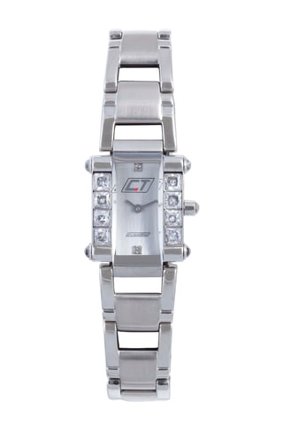 Chronotech: Reloj de Plata para Mujeres
