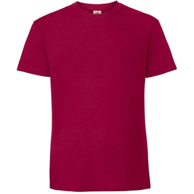 Fruit Of The Loom Mens Iconic 195 Ringspun Premium Tshirt (Cranberry)