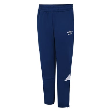 Umbro Childrens/Kids Total Tapered Training Jogging Bottoms (Navy/White)