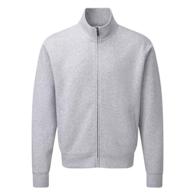 Russell Mens Authentic Sweat Jacket (Light Oxford)