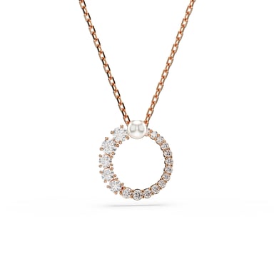 Swarovski 'Matrix' Women's Gold Plated Metal Necklace - Rose 5692265