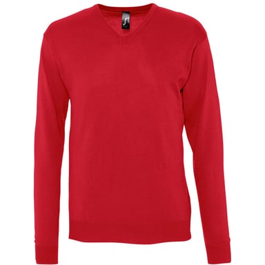 SOLS Mens Galaxy V Neck Sweater (Red)
