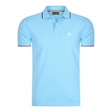 Cappuccino Italia Polo SS Polo Applique Pique Azul