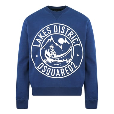 Dsquared2 Cool Fit Jersey azul con logo de Lake District