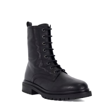 Dune Ladies Prestonne - Leather Cleated Sole Biker Boots