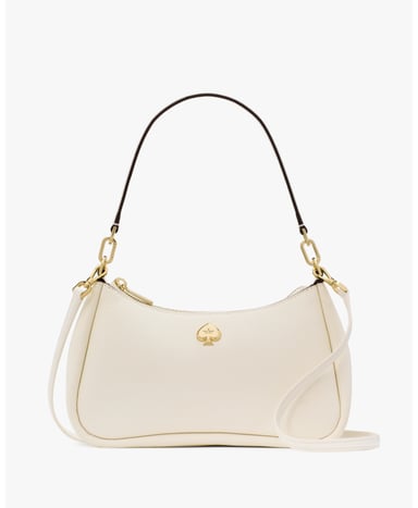 Kayla Pebbled Leather Small Convertible Shoulder Bag
