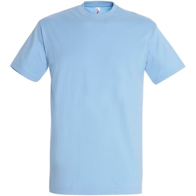 SOLS Mens Imperial Heavyweight Short Sleeve T-Shirt (Sky Blue)