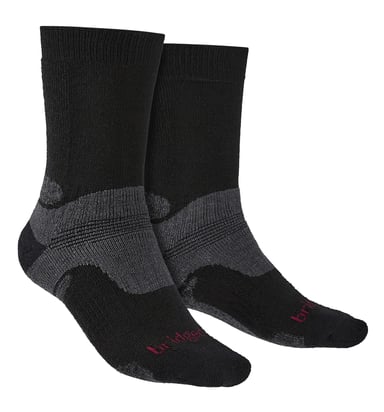 Bridgedale - Calcetines de lana merino para hombre - Negro