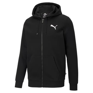 PUMA Mens Essentials Full-Zip Logo Hoodie