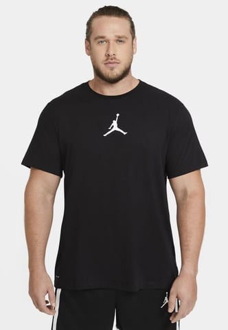 Camiseta negra con cuello redondo para hombre Nike Air Jordan Jumpman