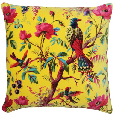 Funda de Cojín Cuadrada de Terciopelo Tropical Paoletti Paradise