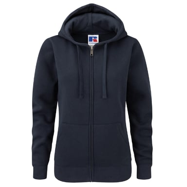 Russell Ladies Premium Authentic Zipped Hoodie (3-Layer Fabric) (French Navy)