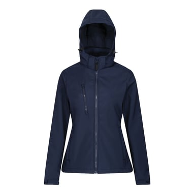 Regatta Womens/Ladies Venturer 3 Layer Membrane Soft Shell Jacket (Navy)