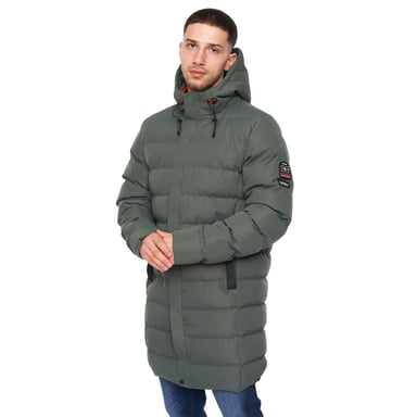 Crosshatch Mens Longkamp Jacket (Olive)