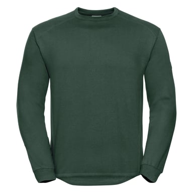 Russell Mens Crew Neck Set In Sweatshirt Top (Bottle Green)